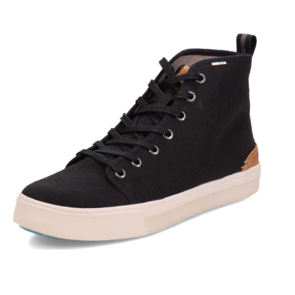 Toms Trvl Lite High Black Canvas